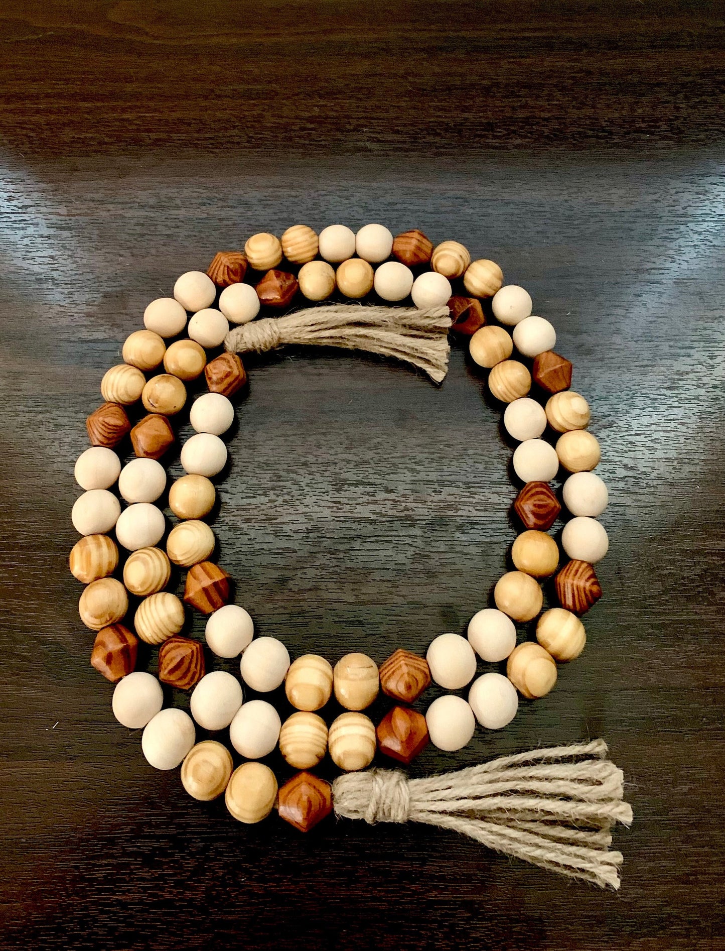 Wood Beaded Garland