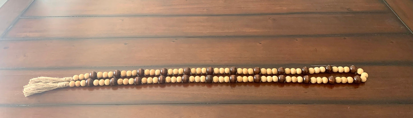 Wood Beaded Garland