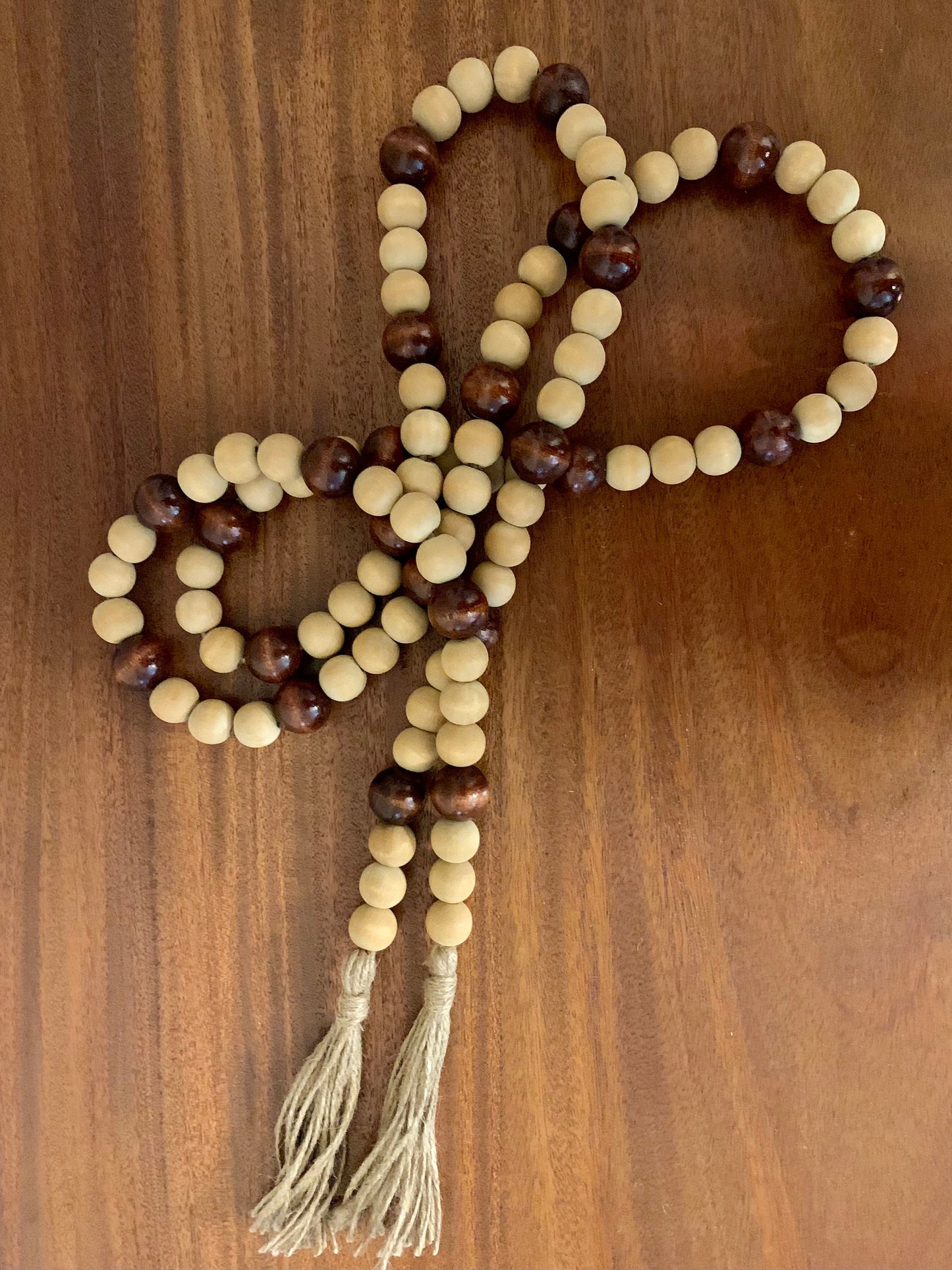 Wood Beaded Garland